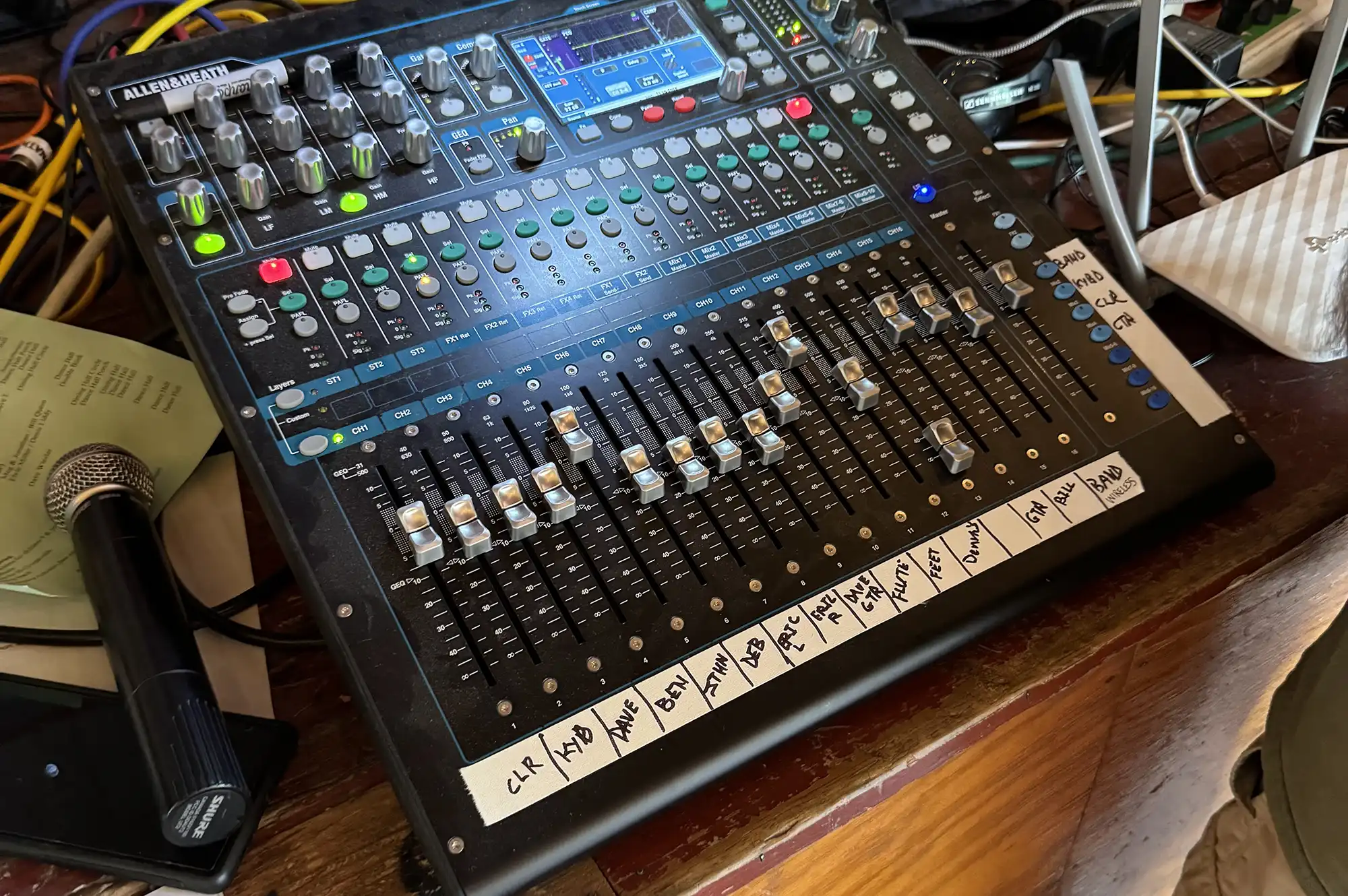 A sound board. Photo by Ben Schreiber.